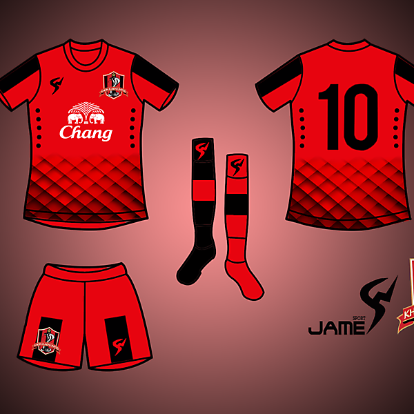 KhonKhaen United Kits Home 2017