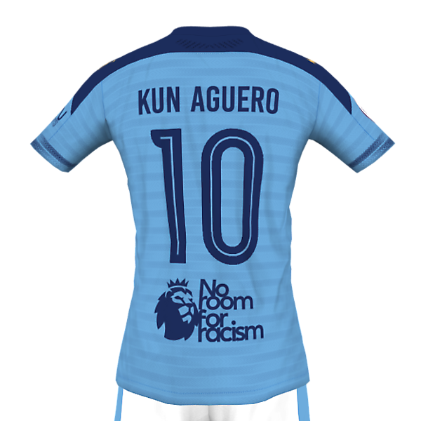 MAN CITY 21-22 FANTASY HOME KIT (BACK)