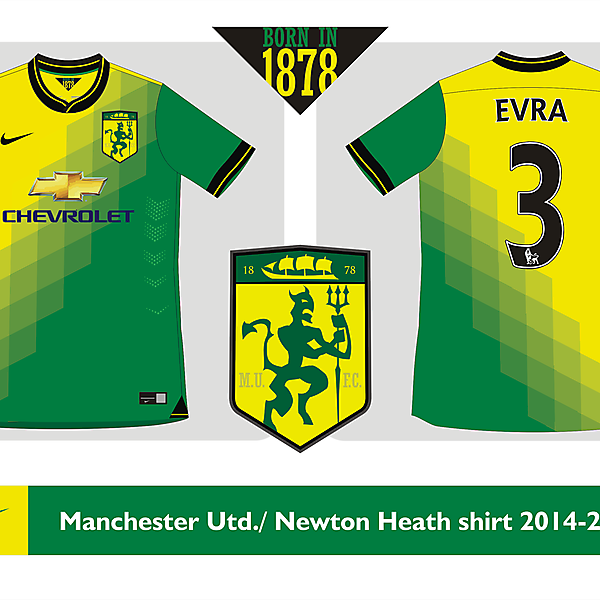 Manchester United / Newton Heath shirt 2014 2015