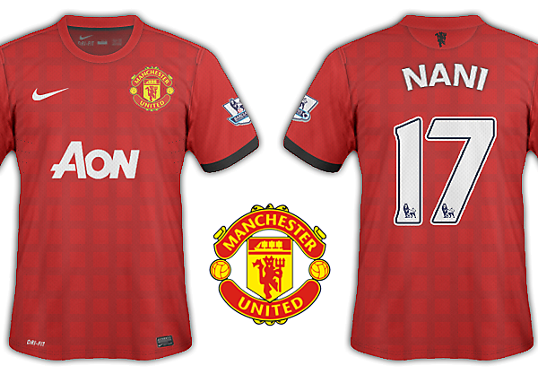 Manchester Utd 12/13 kits