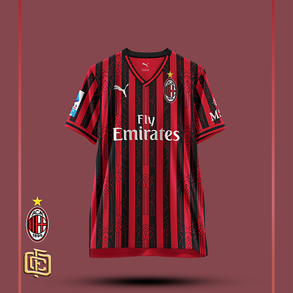 Milan home jersey concept.