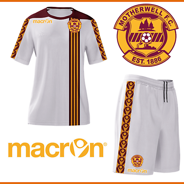 Motherwell - Macron Away Kit