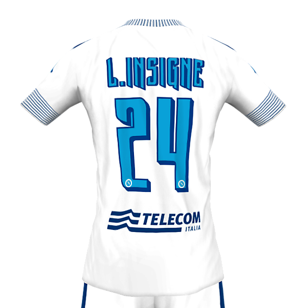 NAPOLI 21-22 FANTASY AWAY KIT (BACK)