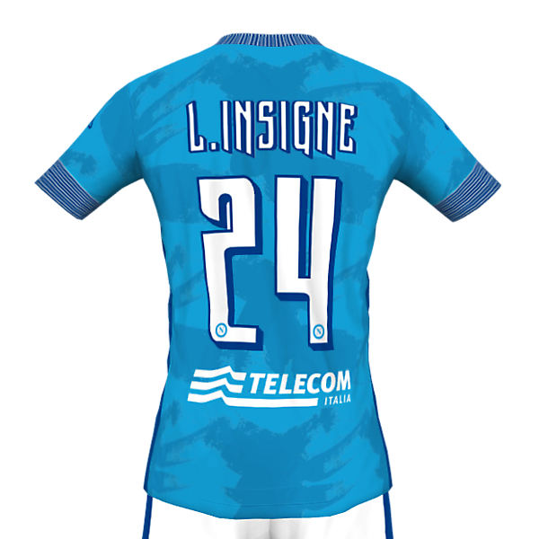 NAPOLI 21-22 FANTASY HOME KIT (BACK)