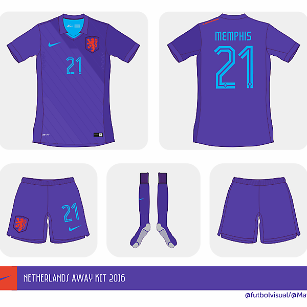 Netherlands Euro away shirt 2016 // Prediction //