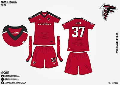 #NFLtoSoccerProject - Atlanta Falcons (Home)