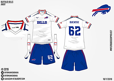 #NFLtoSoccerProject - Buffalo Bills (Away)