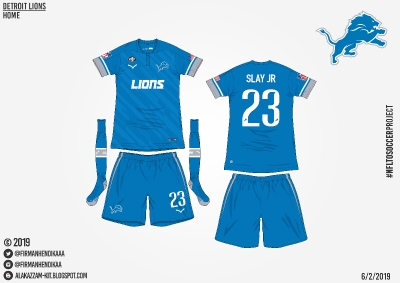 #NFLtoSoccerProject - Detroit Lions (Home)