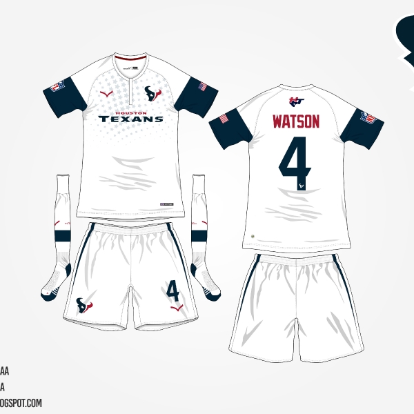 #NFLtoSoccerProject - Houston Texans (Away)