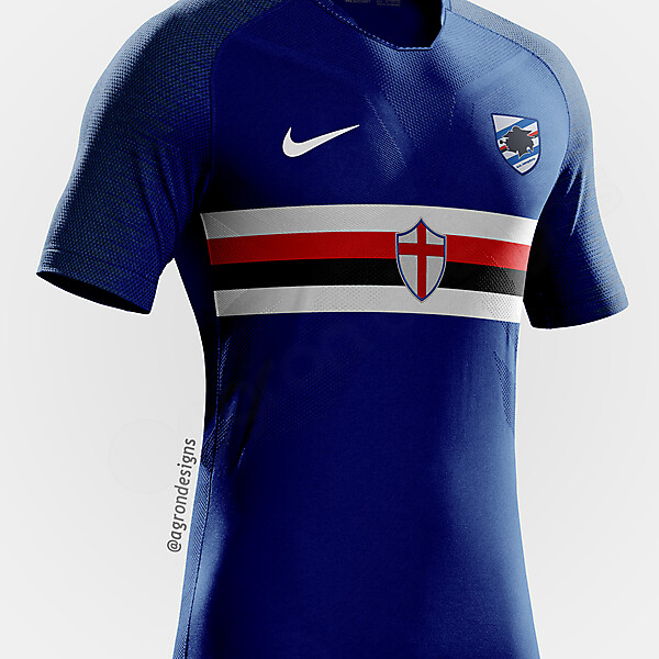 NIKE_VAPOR_2018 SAMPDORIA HOME KIT CONCEPT