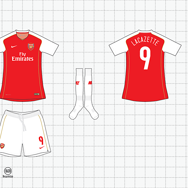 nike x kunto arsenal home