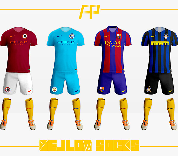 Nike x Yellow Socks 16-17