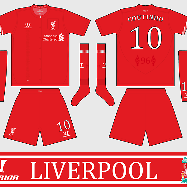 Liverpool Home, Away & Third Kits