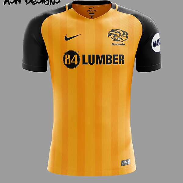 Pittsburgh Riverhounds 2018 Nike Home kit