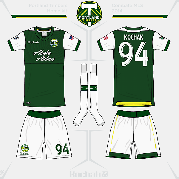 Portland Timbers - Home kit