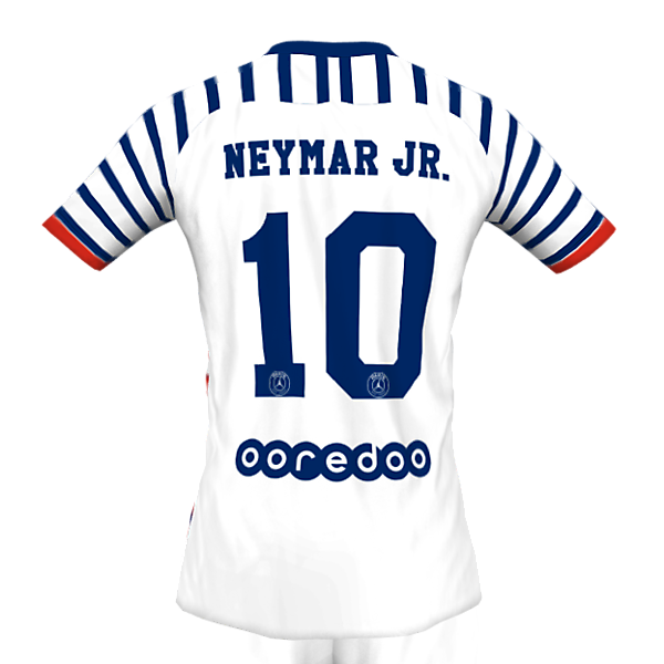 PSG 21-22 FANTASY AWAY KIT (BACK)