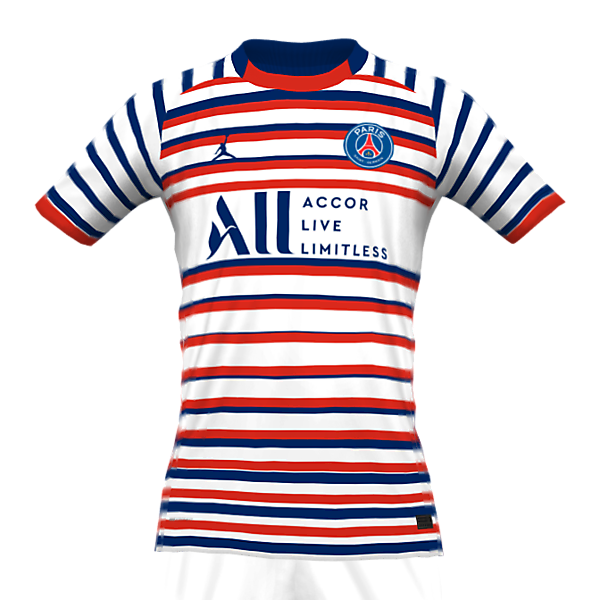 PSG 21-22 FANTASY AWAY KIT (FRONT)