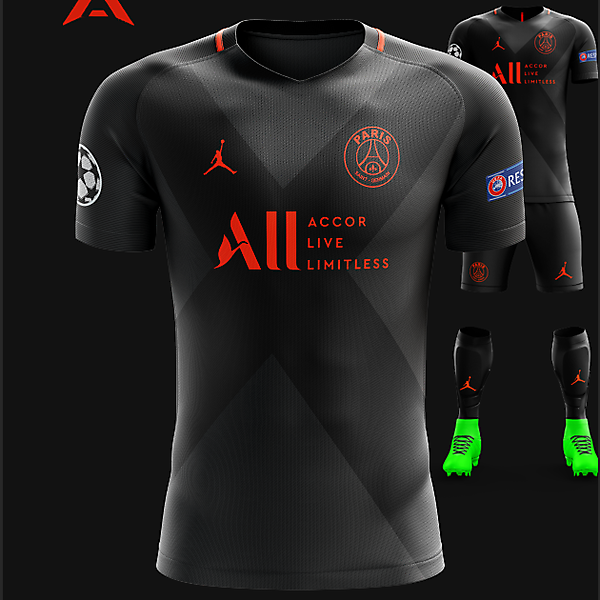 PSG Jordan 2021 CL Kit