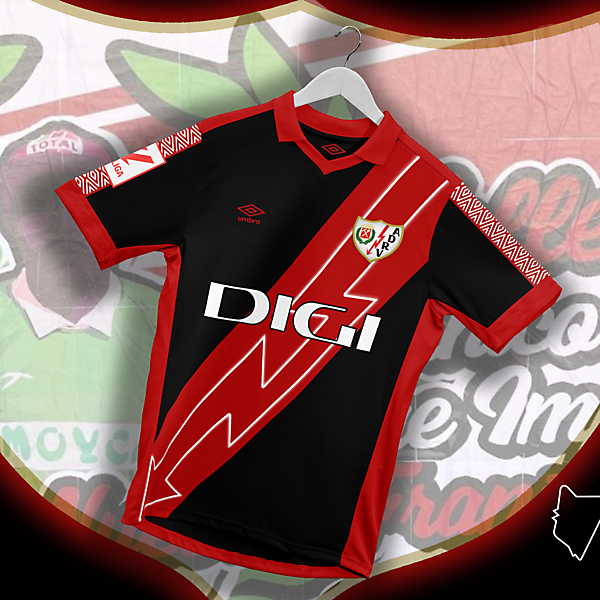 Rayo Vallecano 23/24 Away Concept Shirt