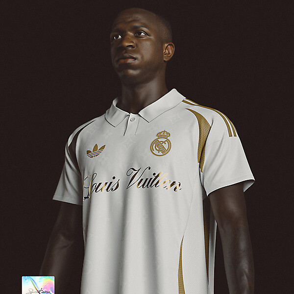 Real Madrid x Adidas x Louis Vuitton kit concept by jaccovansanten.nl