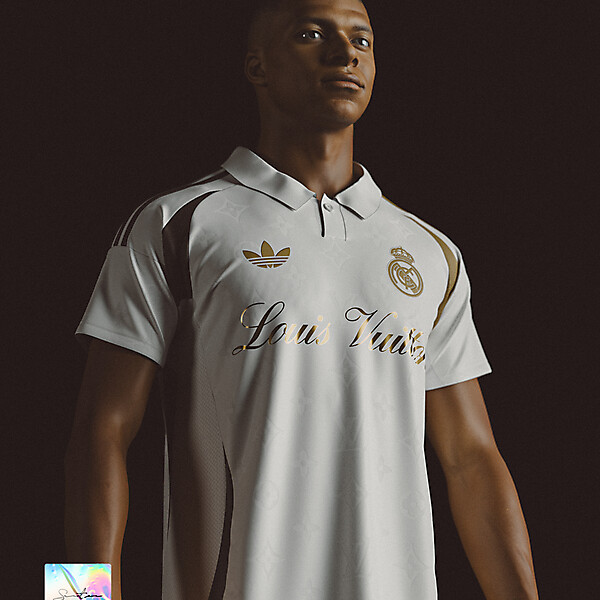 Real Madrid x Adidas x Louis Vuitton kit concept by jaccovansanten.nl