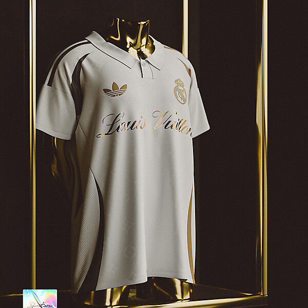 Real Madrid x Adidas x Louis Vuitton kit concept by jaccovansanten.nl