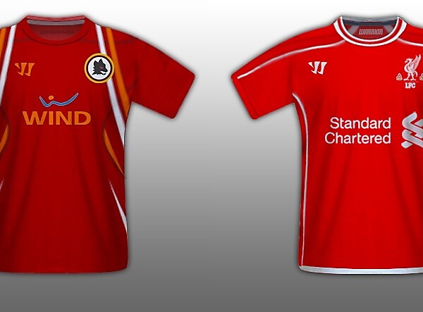 WARRIOR STANDOFF AS ROMA VS LIVERPOOL FC