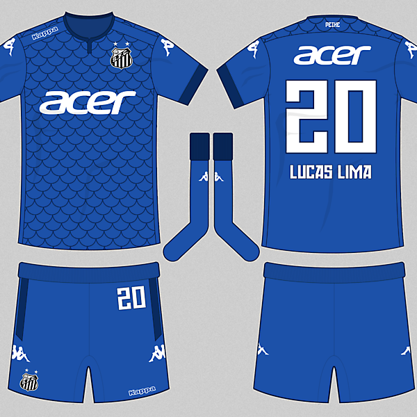 Santos 16-17 Kappa Third Kit