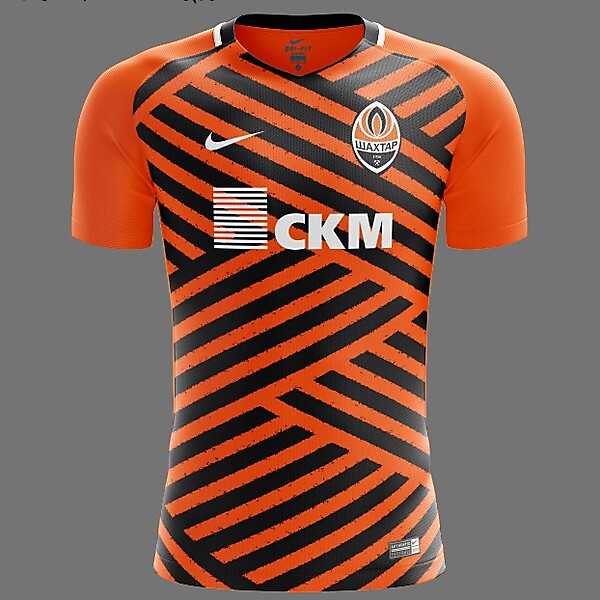 Shakhtar Donetsk Nike 2018 Home Kit