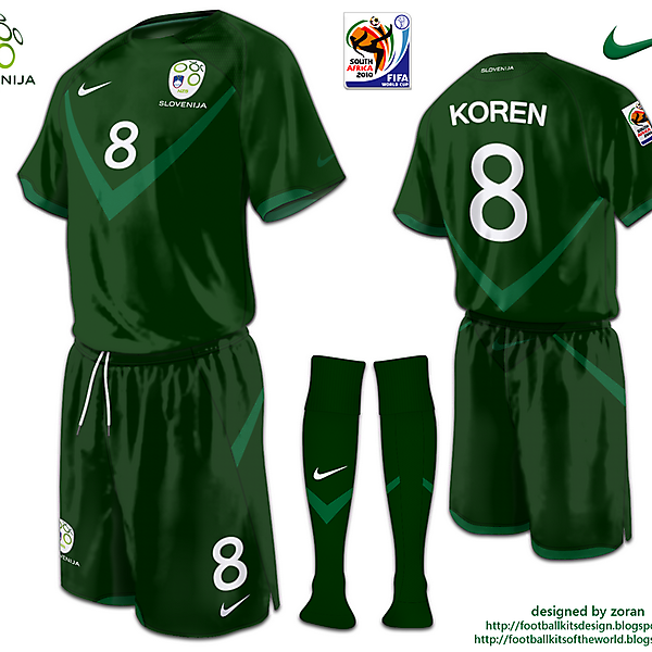 Slovenia World Cup 2010 fantasy away