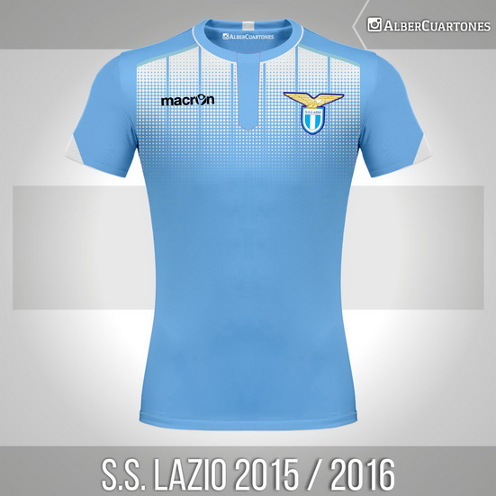 S.S. Lazio 2015 / 2016 Home Shirt (according to leaks)