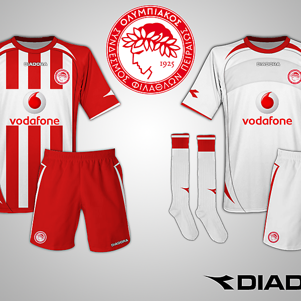 Olympiacos Diadora Kit