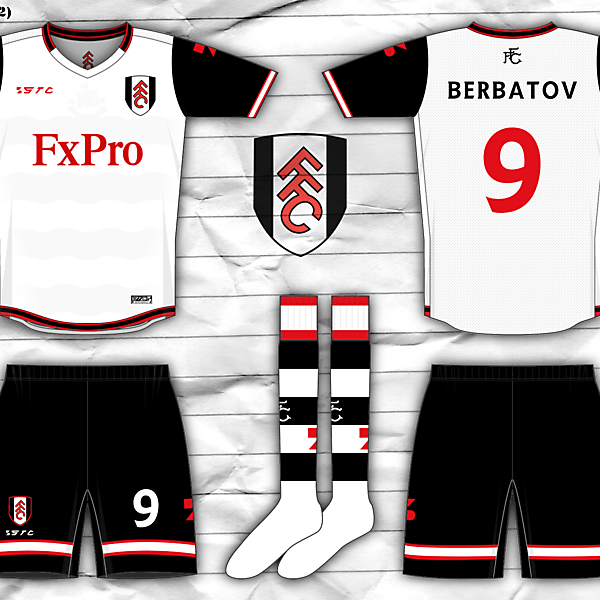 Fulham FC (Premier League - England) home kit