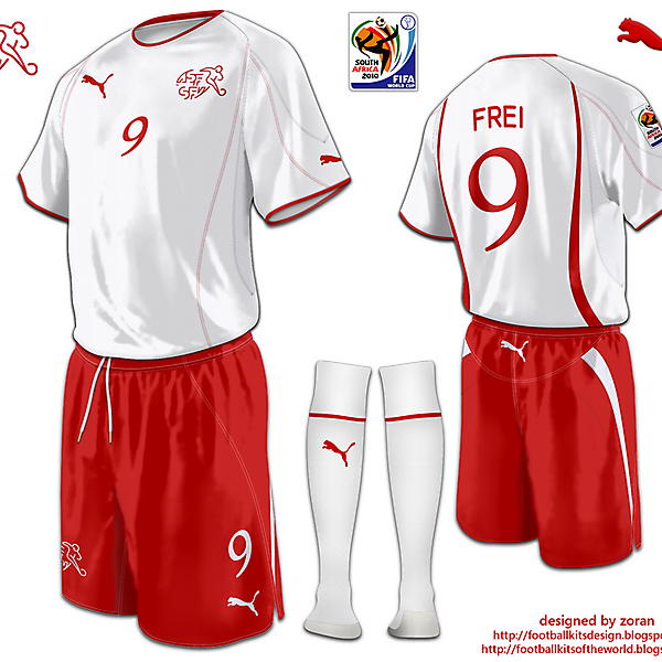 Switzerland World Cup 2010 fantasy away
