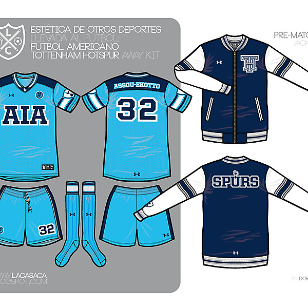Tottenham American Football Styled (Away kit)
