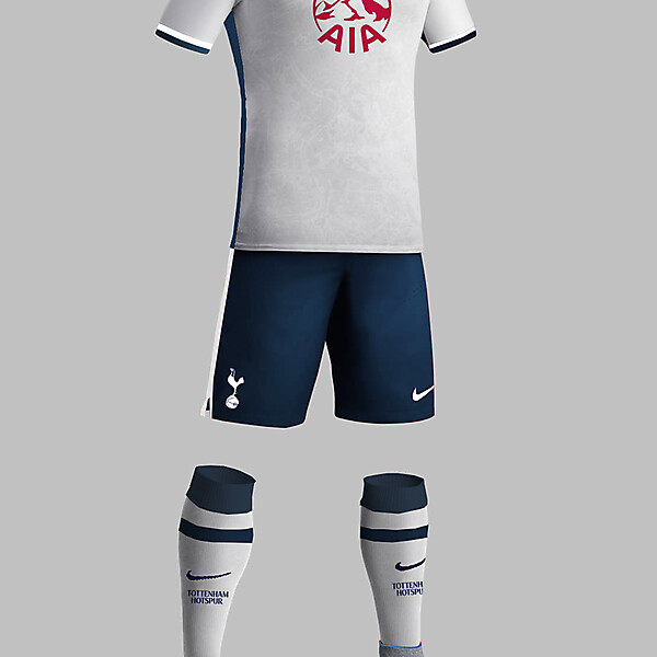tottenham hotspur home kit design