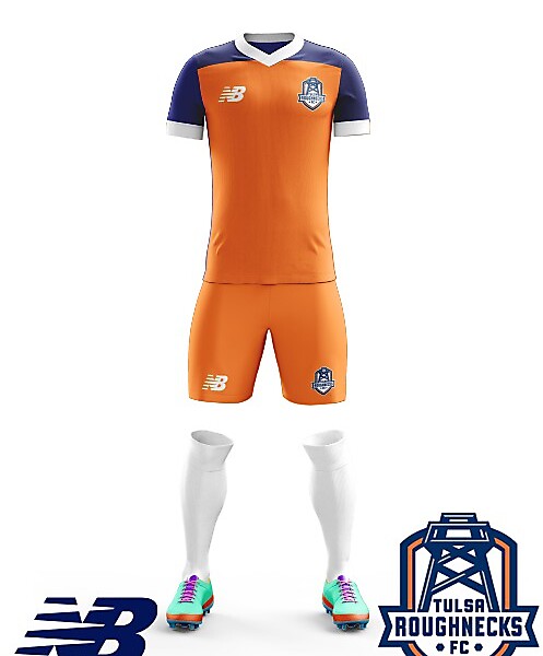 Tulsa Roughnecks FC New Balance 2018 Home kit