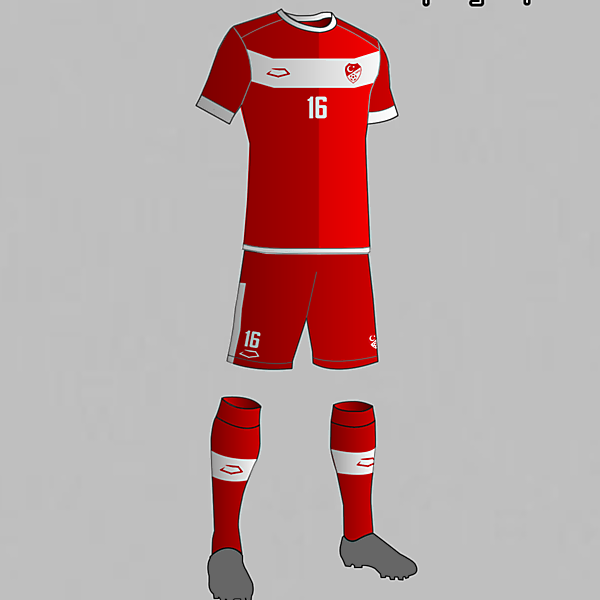 Turkey National Team Home Kit 2016