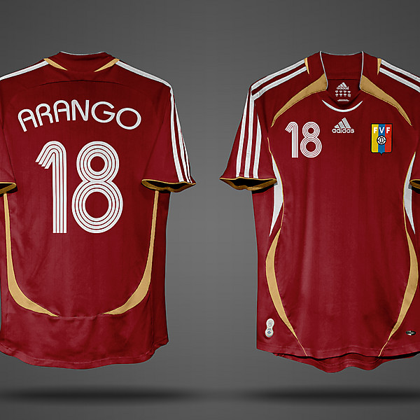 Venezuela primera equipacion retro 2006