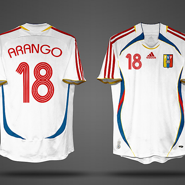 Venezuela segunda equipacion retro 2006