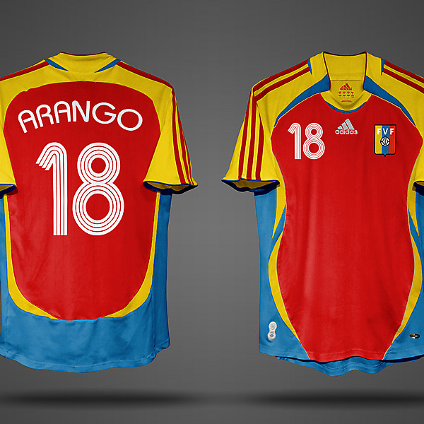 Venezuela tercera equipacion retro 2006