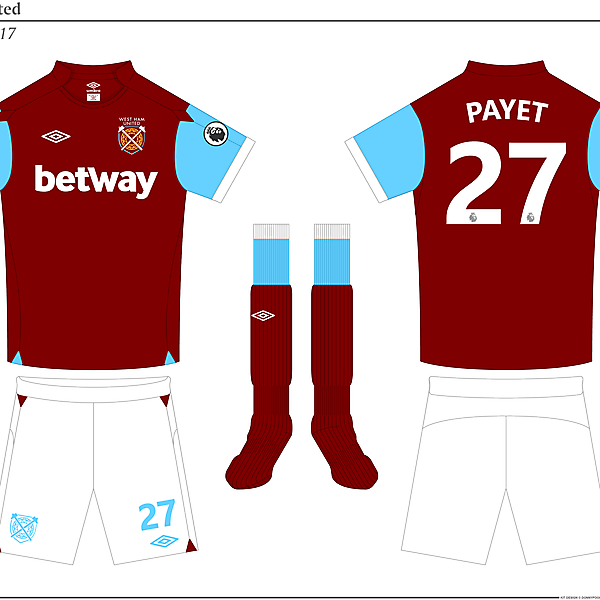 West Ham United Home Kit