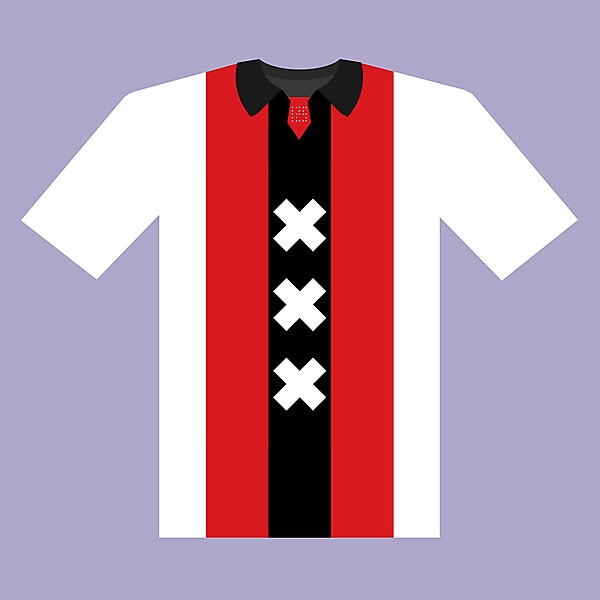 Ajax Amsterdam 125 years anniversary shirt .