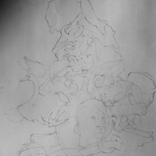 The Beginning of my English football 'sigil' map