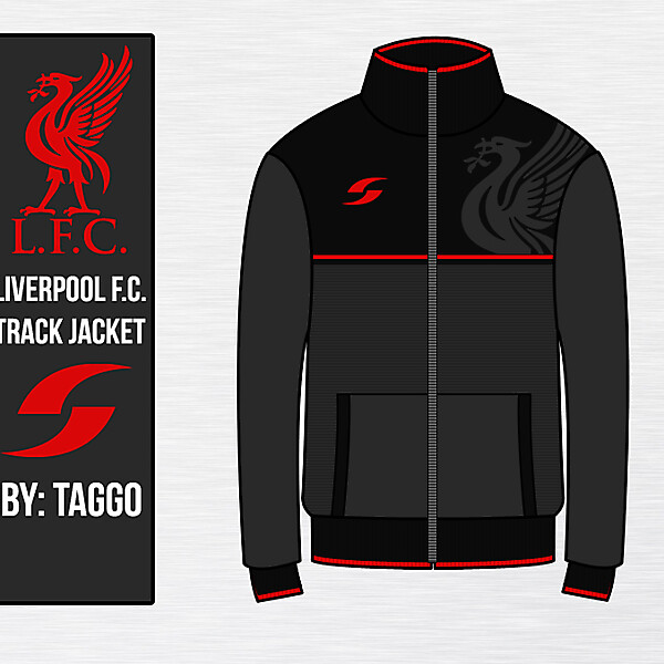 Liverpool Black Track Jacket