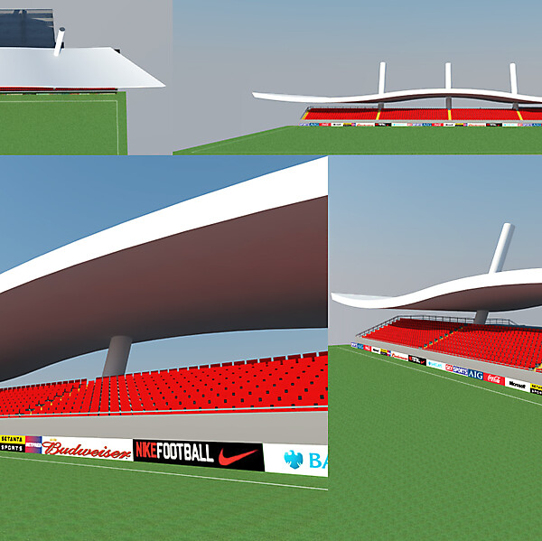 1.200 seater stadium