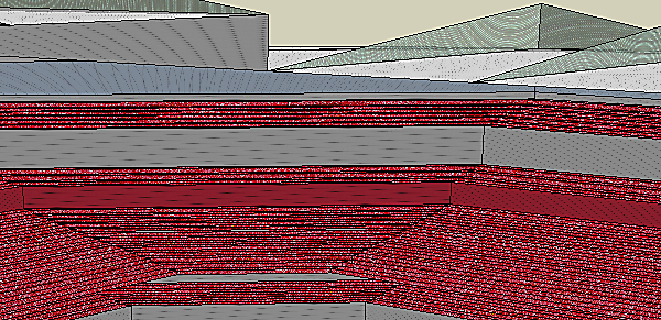 Modern Style Football Stadium.