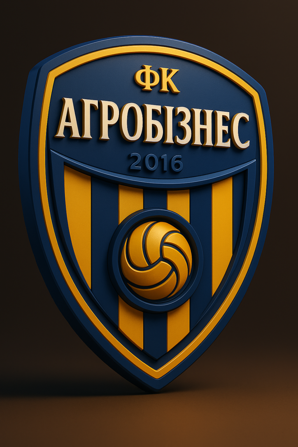 FC Ahrobiznes Volochysk logo 3D